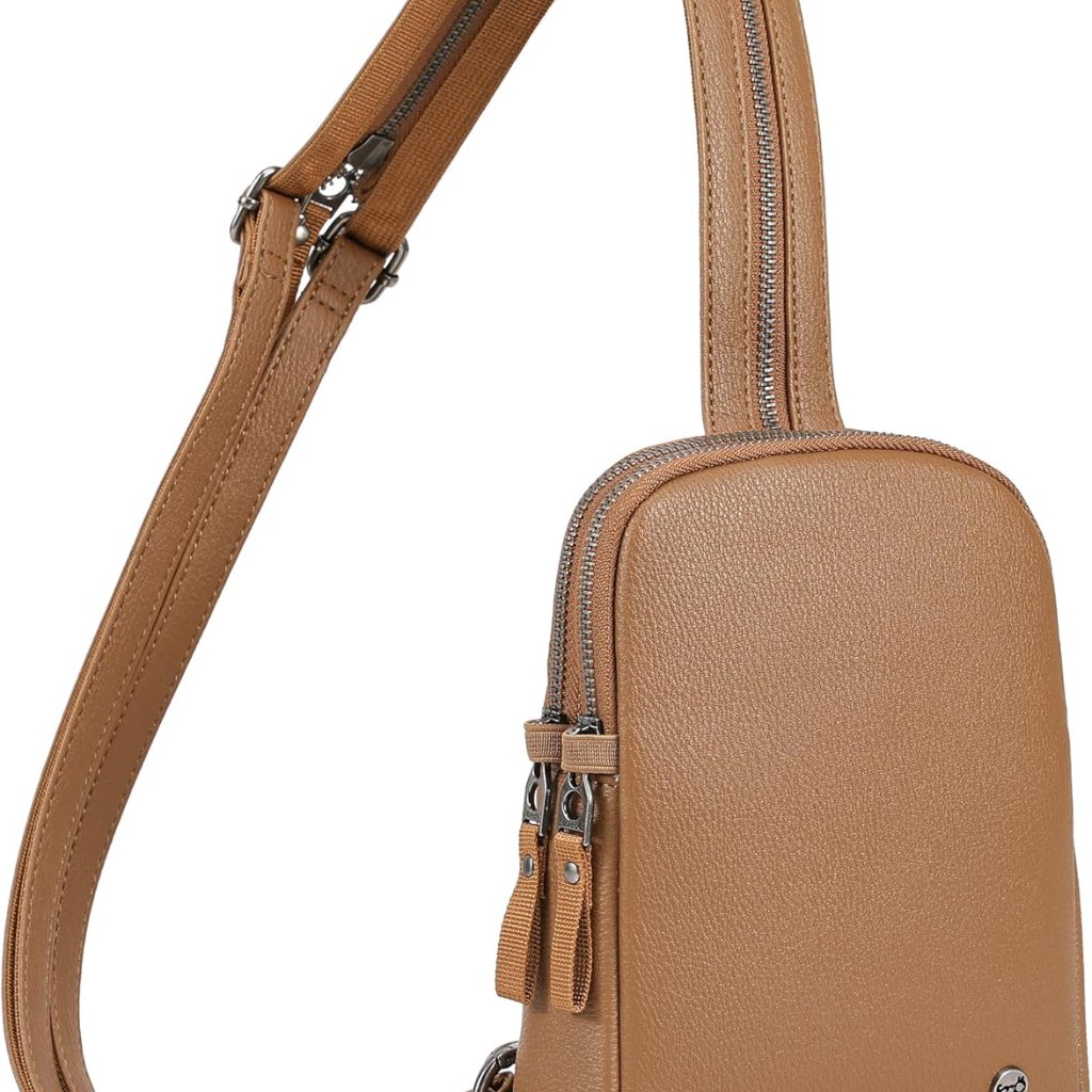 Travel Small Sling Bag Leather Crossbody Bags For Women Fanny Packs Cross Body B